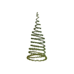 Kaemingk - Sapin de Noël Spirale Vert Lumineux à suspendre dim 97 cm