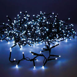 Guirlande LED Compacte Clignotante Vert-Bleu 750 Leds - GENERIQUE - Extérieur