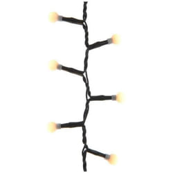 Guirlande scintillante sphérique compact EDM - esprit de noël - 14m - lumière chaude - 500 ampoules LED - 71026