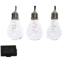 Guirlande lumineuse guinguette solaire électrique led 5 m - Jardideco