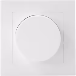 Noxion Cache interrupteur rotatif pour Variateur LED | Bord Dur - Blanc