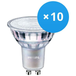 Lot 10x Philips master Value led Spot GU10 PAR16 4.9W 365lm 36D -