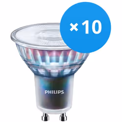 Lampesdirect ® est le grossiste de Ampoules LED Spots | Chez Lampesdirect, le "Lot 10x Philips MASTER LED Spot ExpertColor GU ...