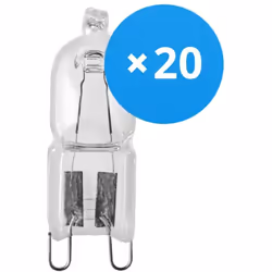 Lampesdirect ® est le grossiste de Ampoules Halogènes | Chez Lampesdirect, le "Lot 20x Osram Halogène G9 HaloPin Eco 60W(EAN: ...