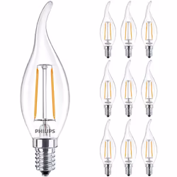 Lampesdirect ® est le grossiste de Ampoules LED | Chez Lampesdirect, le "Lot 10x Philips Corepro LED Bougie E14 Bent-tip Fila ...