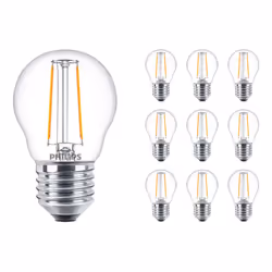 Lampesdirect ® est le grossiste de Ampoules LED | Chez Lampesdirect, le "Lot 10x Philips Corepro LED Lustre E27 Boule Filamen ...