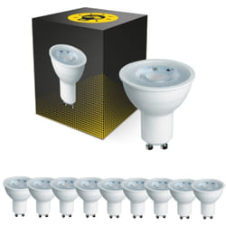 Sans Marque - Lot 10x Spot led GU10 PAR16 4W 345lm 36D - 827 Blanc Très Chaud