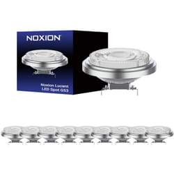 Lot 10x Noxion Lucent Spot led G53 AR111 7.2W 450lm 40D - 918-927