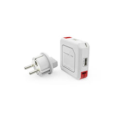 Allocacoc 9302/EUUHUB hub & concentrateur USB 2.0 Blanc