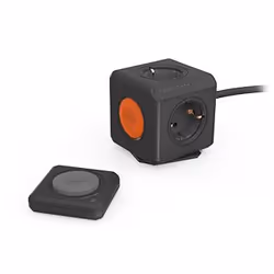 Allocacoc PowerCube, 1,5 m, Intérieure, Type F, Noir, CE / Rohs, 4 sortie(s) CA