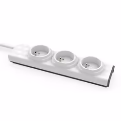 Allocacoc 10013/PSMDFR, 1 m, Intérieure, Type E, Blanc, Universel, CE, RoHS