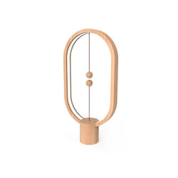 Allocacoc Heng Balance lampe de table LED Bois