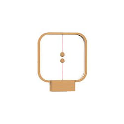 Allocacoc Heng Balance Square lampe de table LED Bois