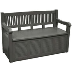 Carrefour 1707239 banc de jardin Solide Résine, Bois