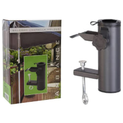 KOOR X61500000 fixation de parasol pour patio Base Noir Acier