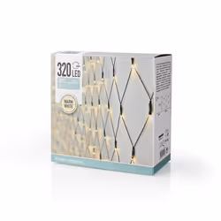 Nedis AX8401310, Guirlande, Vert, Blanc, Noël, 6 m, Garçon/Fille, Contemporain
