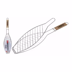 Le Grill à Poisson avec Manche en Bois est l'accessoire parfait pour vos barbecues. Avec des dimensions de 14x58cm et une fin ...