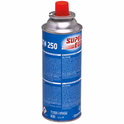 Cartouche Gaz Butane 227g. Gaz Combustible De Faible Pression, Proteger Des Rayons Du Soleil. Ne Pas Exposer À Des Températur ...