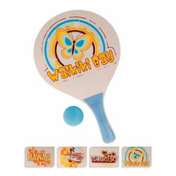 Ensemble de pelles et ballon de plage couleurs assorties