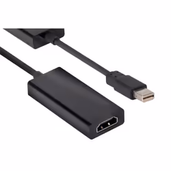 CLUB3D CAC-1170 changeur de genre de câble Mini DisplayPort 1.2 HDMI 2.0 Noir