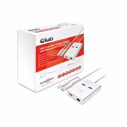 CLUB3D USB 3.0 to HDMI™ Graphics + Ethernet + 2 x USB 3.0