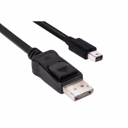 CLUB3D Mini DisplayPort to DisplayPort 1.4 HBR3 8K60Hz Cable, 2 Meter / 6.56 Feet, 2 m, Mini Displayport, Displayport, Mâle,  ...