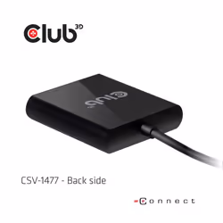 CLUB3D USB3.2 Gen1 Type A to 2x DisplayPort™1.2 Dual Monitor 4K60Hz DisplayLink Video Splitter - Vue supplémentaire 6