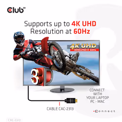 CLUB3D HDMI 2.0 4K60Hz RedMere cable 10m/32.8ft - Vue supplémentaire 7