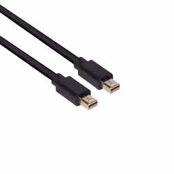 CLUB3D Mini DisplayPort 1.2 HBR2 Cable M/M 2m/6.56ft 4K60Hz, 2 m, Mini DisplayPort, Mini DisplayPort, Mâle, Mâle, 4096 x 2160 ...