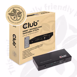 CLUB3D HDMI 2.0 UHD SwitchBox 4 Ports - Vue supplémentaire 11