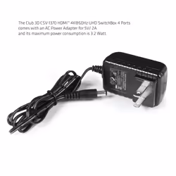 CLUB3D HDMI 2.0 UHD SwitchBox 4 Ports - Vue supplémentaire 12