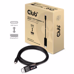 CLUB3D cac-1557 USB C Displayport 1.4 Noir