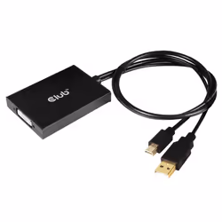 CLUB3D cac-1130 0,6 m MiniDP/USB-A DVI-D Noir
