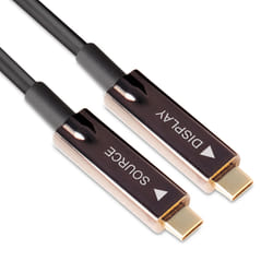 CLUB3D USB3.2 G2 TYPE-C ACT. OPT. A/V M/M 20M câble USB USB 3.2 Gen 2 (3.1 Gen 2) USB C Noir