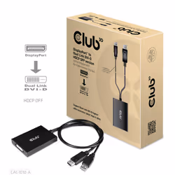 CLUB3D CAC-1010-A, 0,6 m, DisplayPort, DVI-D + USB, Mâle, Femelle, • Special support for Apple Cinema Displays