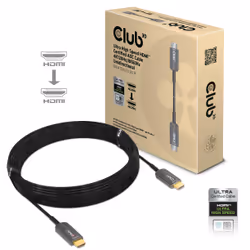 CLUB3D CAC-1376, 10 m, HDMI Type A (Standard), HDMI Type A (Standard), 48 Gbit/s, Canal de retour audio (ARC, Audio Return Ch ...