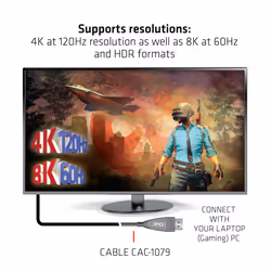 CLUB3D CAC-1079 câble DisplayPort 20 m Noir - Vue supplémentaire 4