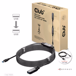 CLUB3D CAC-1405 câble USB 10 m USB 3.2 Gen 2 (3.1 Gen 2) USB A Noir
