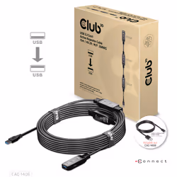 CLUB3D CAC-1406 câble USB 15 m USB 3.2 Gen 1 (3.1 Gen 1) USB A Noir