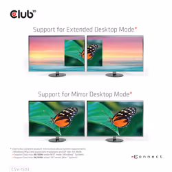 CLUB3D CSV-1593 hub & concentrateur USB 3.2 Gen 1 (3.1 Gen 1) Type-C 16200 Mbit/s Métallique - Vue supplémentaire 7