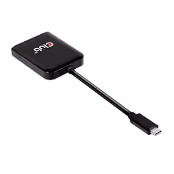 CLUB3D CSV-1555, 1,5 m, USB Type-C, 2 x DisplayPort, Mâle, Femelle, 60 Hz
