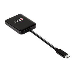 CLUB3D CSV-1555 câble vidéo et adaptateur 1,5 m USB Type-C 2 x DisplayPort Noir
