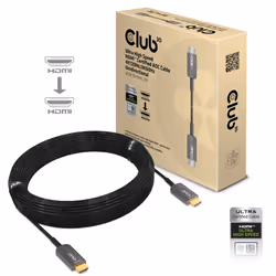 CLUB3D CAC-1377, 15 m, HDMI Type A (Standard), HDMI Type A (Standard), Canal de retour audio (ARC, Audio Return Channel), Noi ...