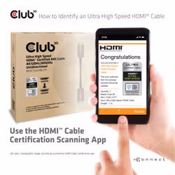 CLUB3D CAC-1377 câble HDMI 15 m HDMI Type A (Standard) Noir - Vue supplémentaire 8