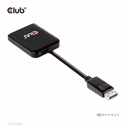 CLUB3D CSV-7220 câble vidéo et adaptateur 1 m DisplayPort HDMI + DisplayPort Gris - Vue supplémentaire 11