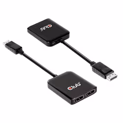 CLUB3D CSV-7220 câble vidéo et adaptateur 1 m DisplayPort HDMI + DisplayPort Gris