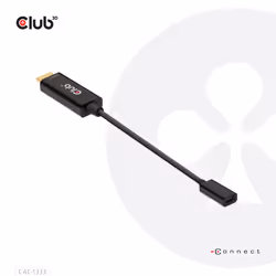 CLUB3D CAC-1333 câble vidéo et adaptateur 0,22 m HDMI Type A (Standard) USB Type-C Noir - Vue supplémentaire 7