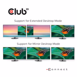 CLUB3D CSV-1564W65 station d'accueil USB 3.2 Gen 1 (3.1 Gen 1) Type-C Noir - Vue supplémentaire 4