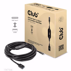CLUB3D CAC-1538 câble USB 10 m USB 3.2 Gen 1 (3.1 Gen 1) USB C USB A Noir