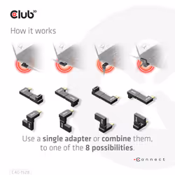 CLUB3D CAC-1528 changeur de genre de câble USB C - Vue supplémentaire 5